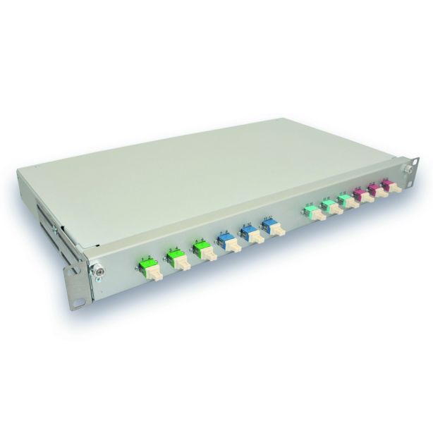 19" LWL Kabelendverschluss, LC Singlemode