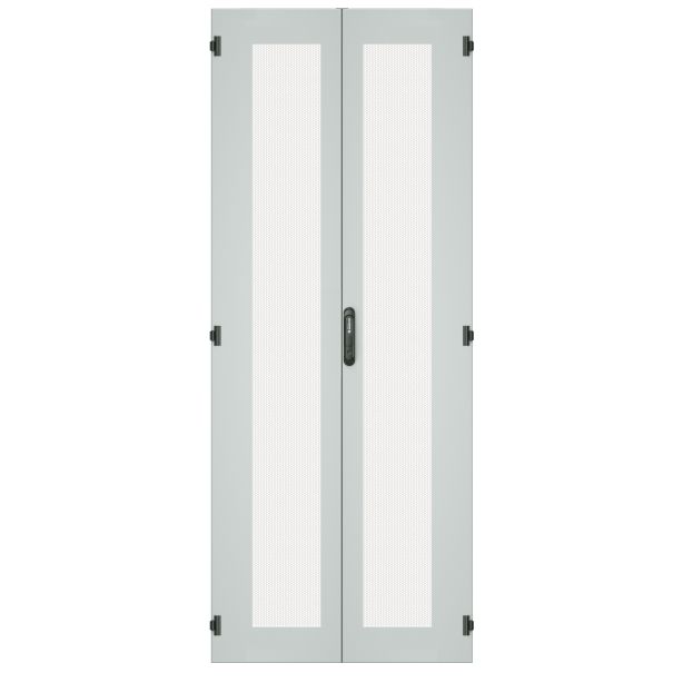 2-teilige Lochblechtüre IS1