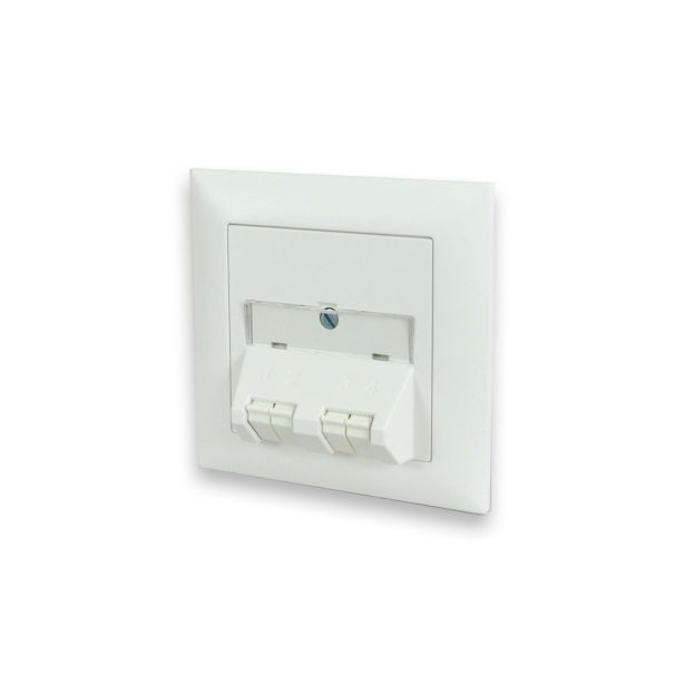 FTTH, UP Ausführung, spleissbereit, 2x LC Duplex