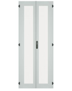 2-teilige Lochblechtüre IS1